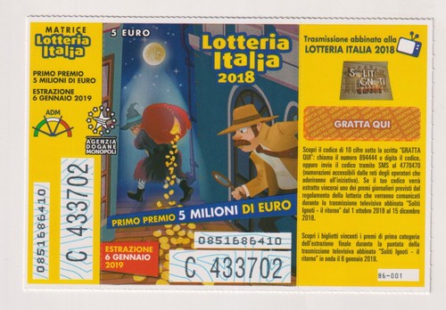 Biglietto lotteria italia - biglietto,